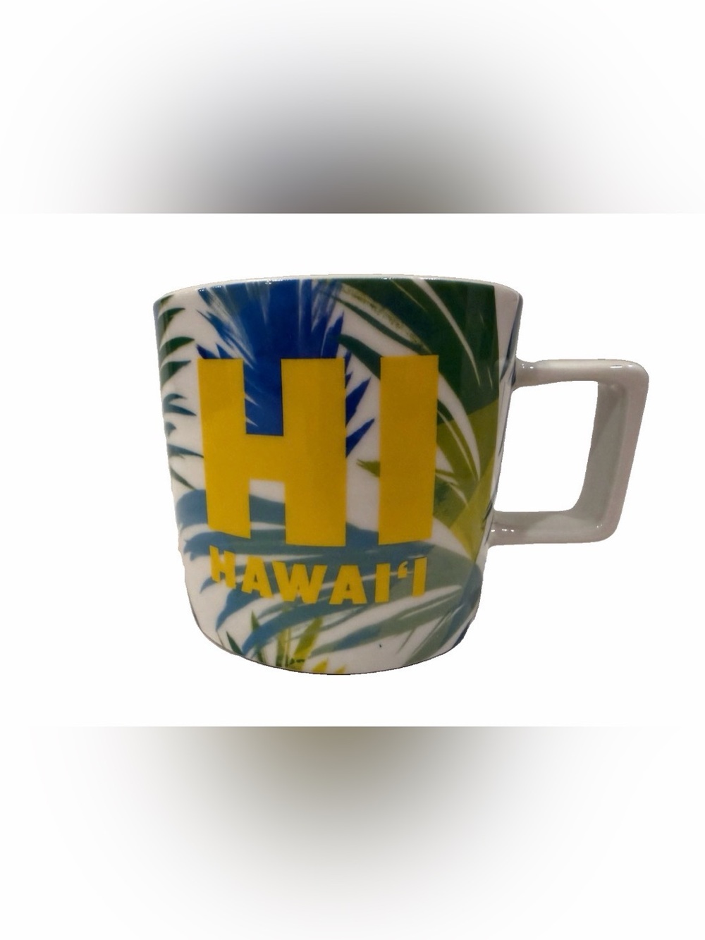 HTF - Starbucks HI Hawaii  Hawai’i Collection 2016 Coffee Mug Cup 14 oz Palm